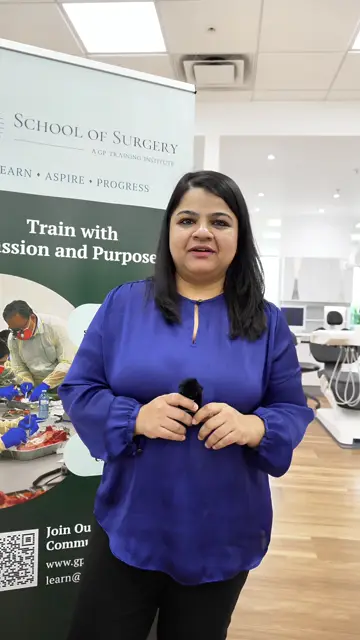 Live patient surgery video
